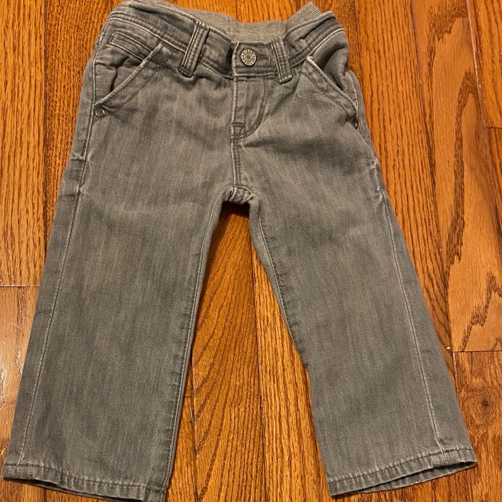 Baby GAP Gray Cotton Denim Jeans Size 6-12 Months
